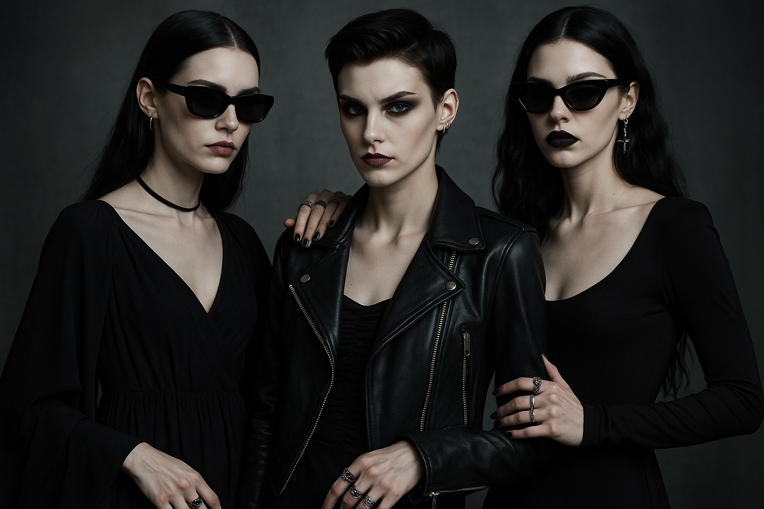 make one of the models look more androgenous